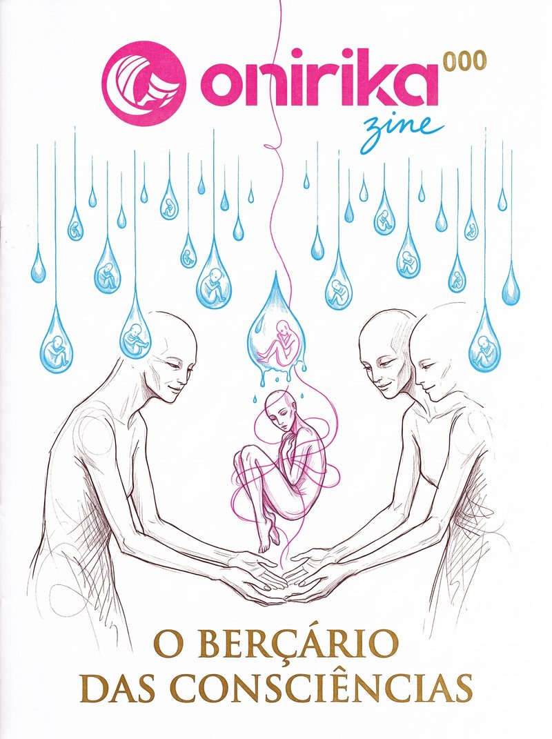 Capa da Onirika Zine número 000: O Berçário das Consciências
